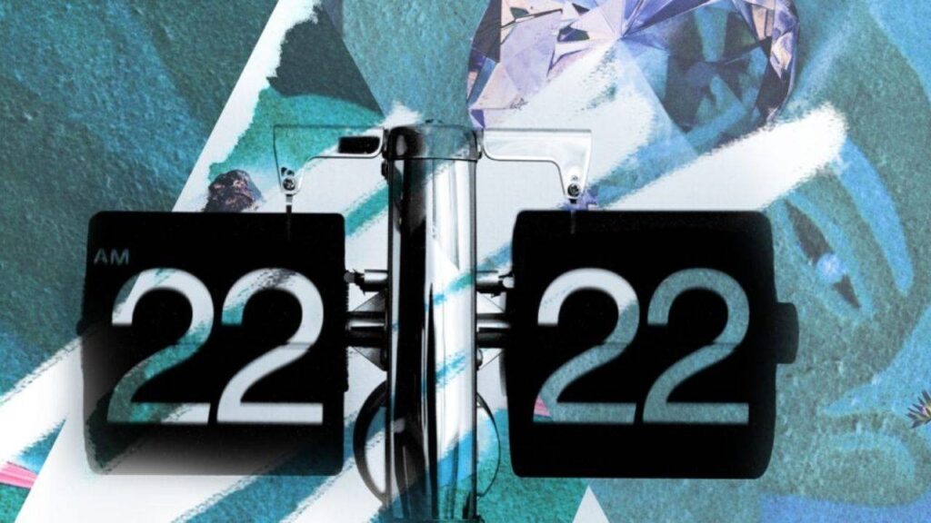 22:22 на часах