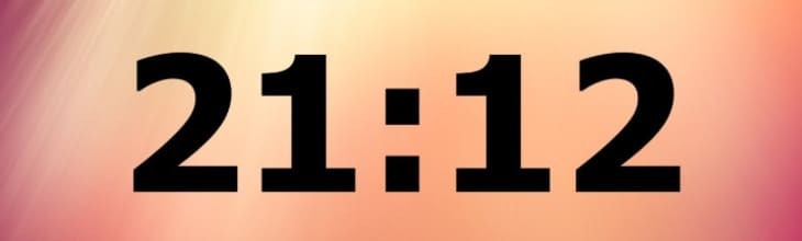 21:12 на часах