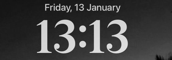 13:13 на часах