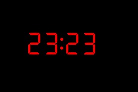 23:23 на часах