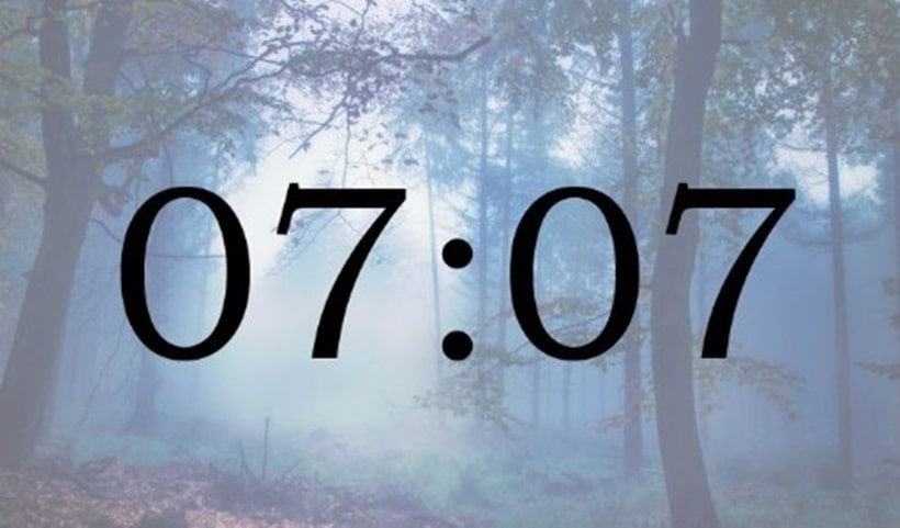 07:07 на часах