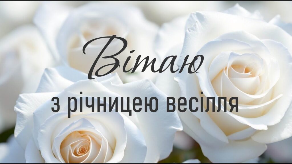 Зворушливе привітання з 20-річчям весілля