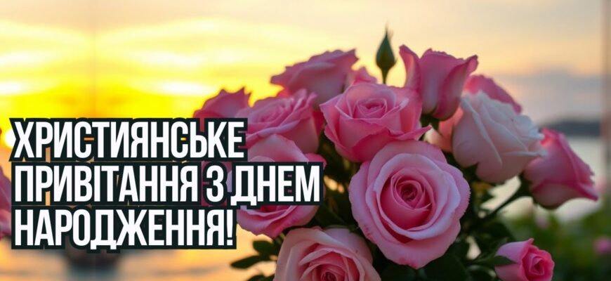 Добірка християнських привітань з Днем народження зі змістом із Біблії