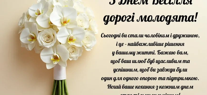 Мудрі привітання на весілля: слова, які мають глибину