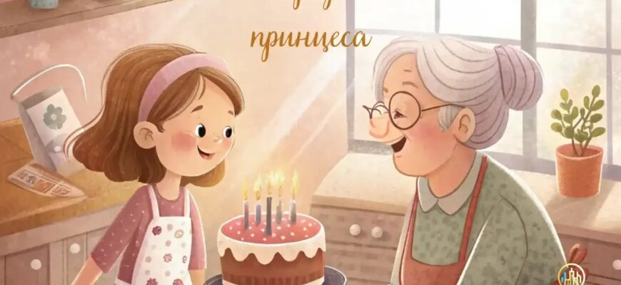Теплі, щирі привітання від бабусі й дідуся з Днем народження онучки