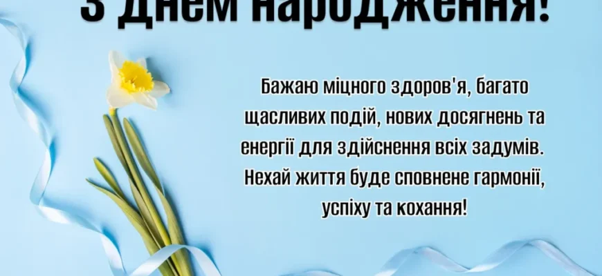 Щирі українські привітання з днем народження чоловікові: добірка оригінальних побажань