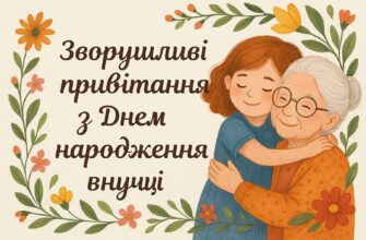 Привітання з Днем народження онучки: щирі слова від бабусі й дідуся